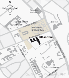 Karta med Blåsenhus